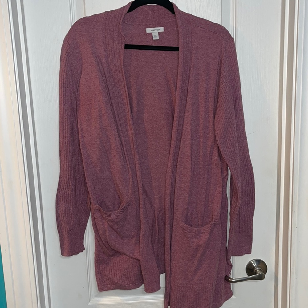 Pink cardigan